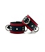 Aslan Leather Jaguar Red Ankle Cuffs