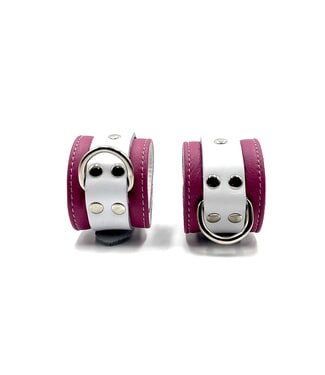 Aslan Leather Candy Pink Leather Wrist Cuffs | Jaguar Collection