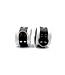 Black White Wrist Cuffs | Jaguar Collection By Aslan Leather