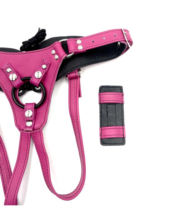 Nicki Jaguar Minx Strap On Leather Harness | Aslan Leather
