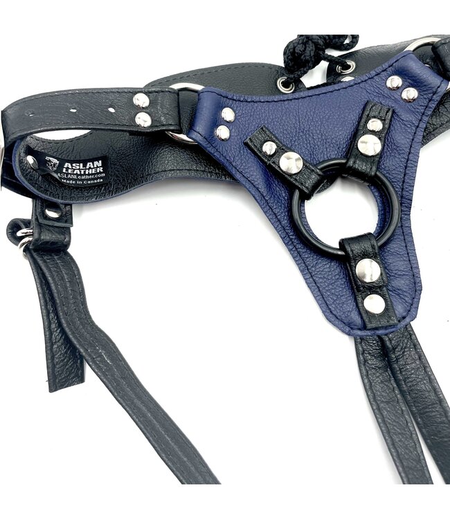 Prince Jaguar Minx Strap-On Harness | Aslan Leather