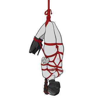 Bondesque Kinky Greeting Cards - Rope Bunny