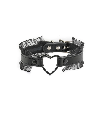 Funk Plus Lace Wrapped heart Choker