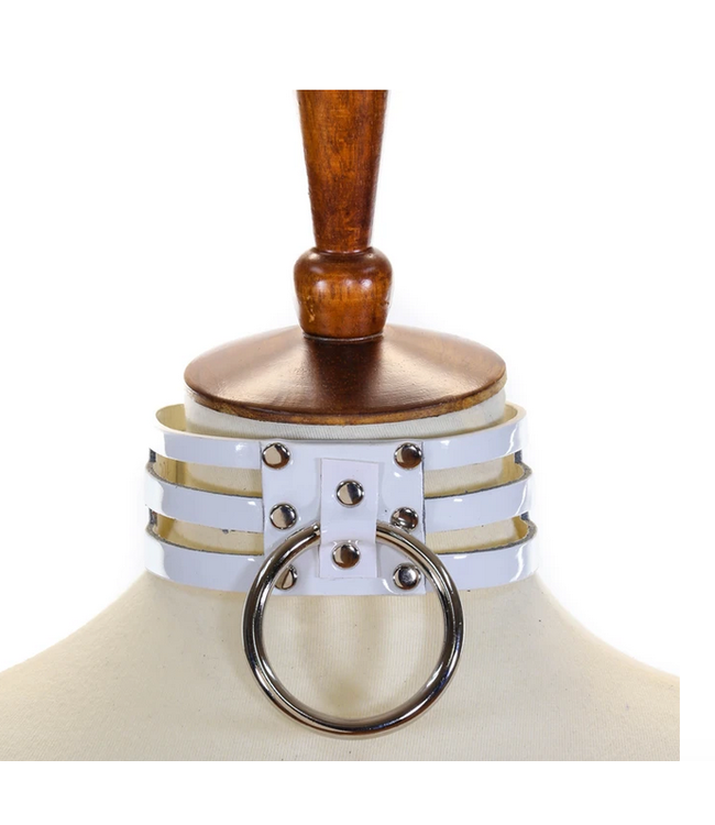 O-ring Choker with Layered Strap