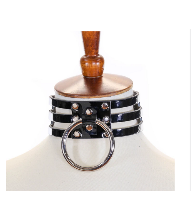 Vinyl choker with O ring