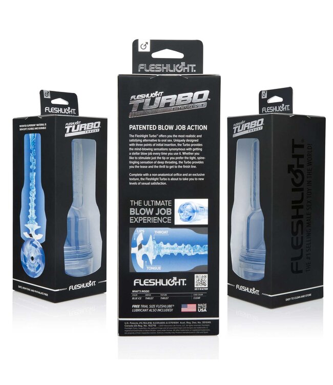 Turbo Thrust Blue Ice Male Stroker Toy | Fleshlight
