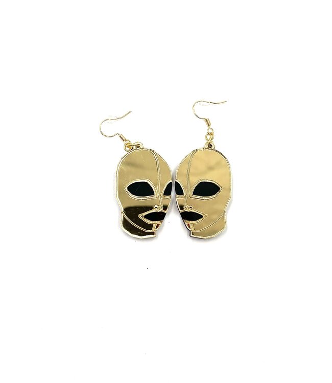 Latex hood Earrings