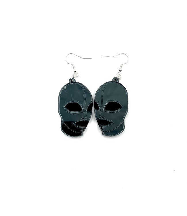 Latex hood Earrings