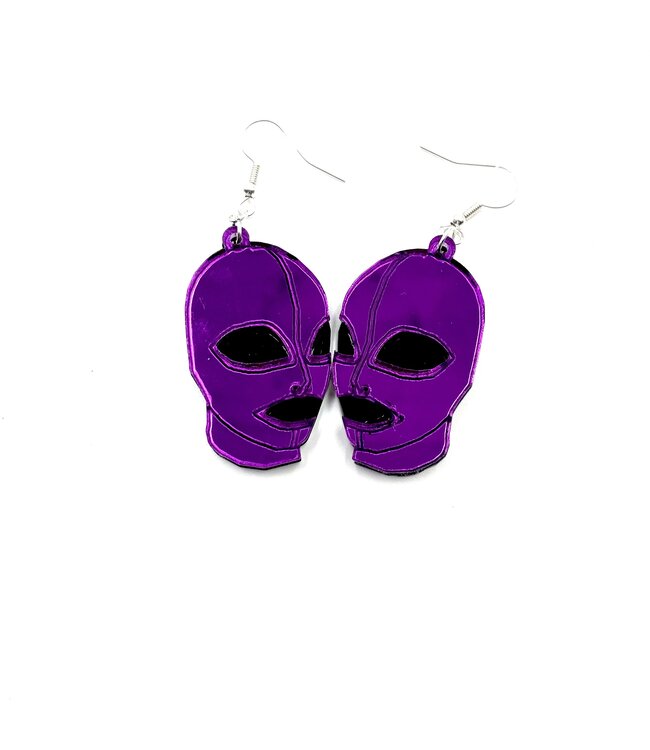 Latex hood Earrings