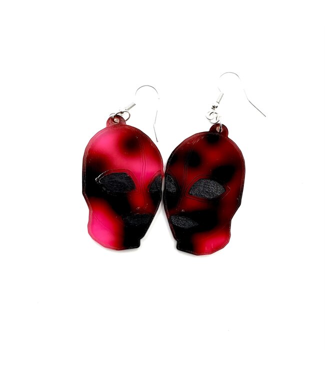 Latex hood Earrings