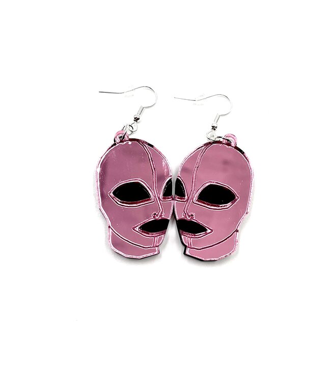 Latex hood Earrings