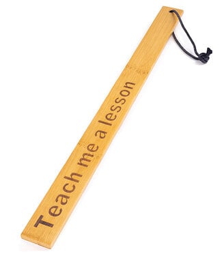 Spartacus Bamboo Paddle - Teach Me a Lesson