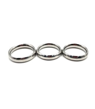 Bondesque Chrome Donut Cock Ring