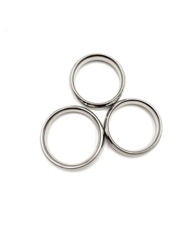 Chrome Donut Cock Ring