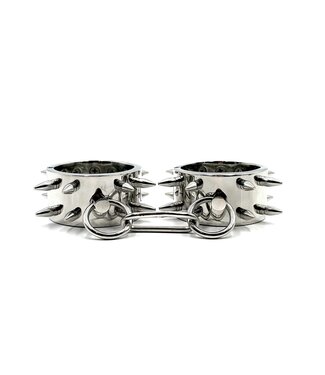 Bondesque Spike metal wrist shackles Bondesque Spike metal wrist shackles