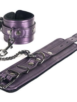 Leather Bondage Ankle Cuffs - Restricted Senses