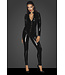 Long Button-Up Shiny PVC Catsuit