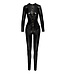 Long Button-Up Shiny PVC Catsuit