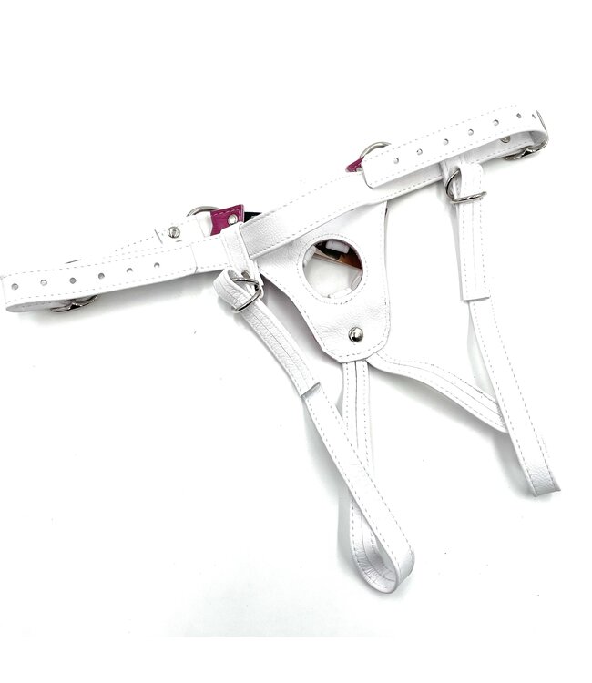 Candy Pink Jaguar Strap-On Harness | Aslan Leather