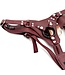 Aslan Leather Cherry Jaguar Minx Strap On  Leather Harness | Aslan Leather
