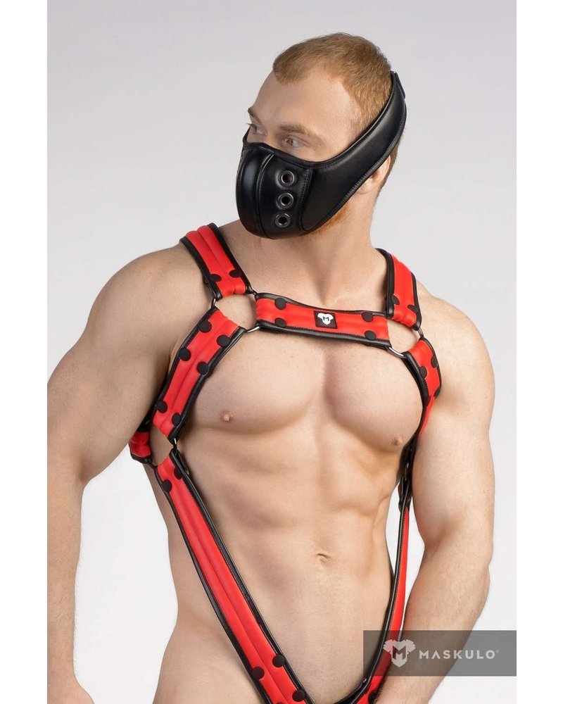 Maskulo Armored Next. Men's Bulldog Harness with Cockring