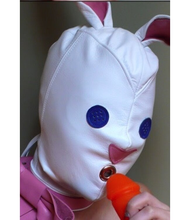 Leather Bunny Hood