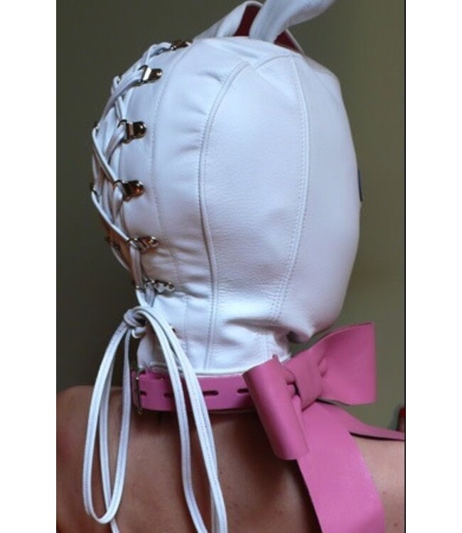 Leather Bunny Hood