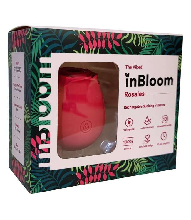 inBloom Rosales Rose Suction Vibrator