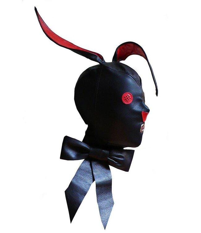 Leather Bunny Hood