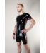 Black Short Sleeve Latex Surf Suit