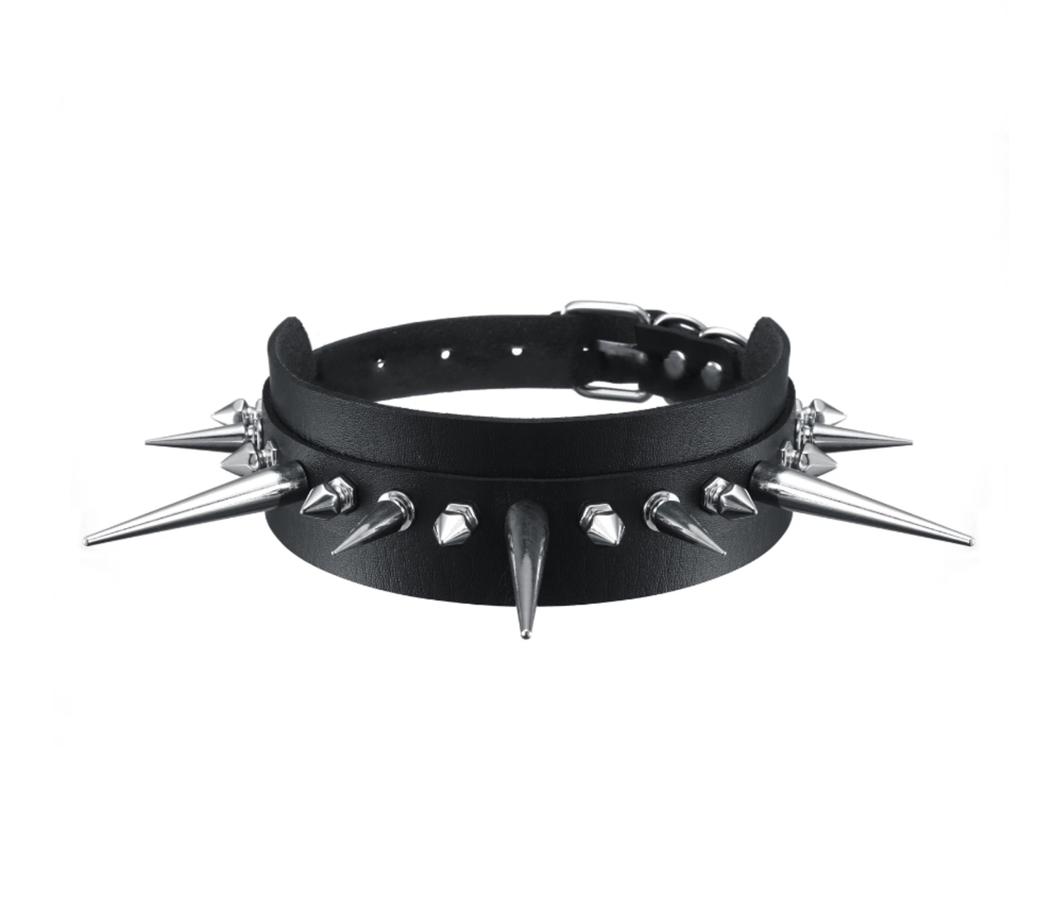 Punk spike sale choker