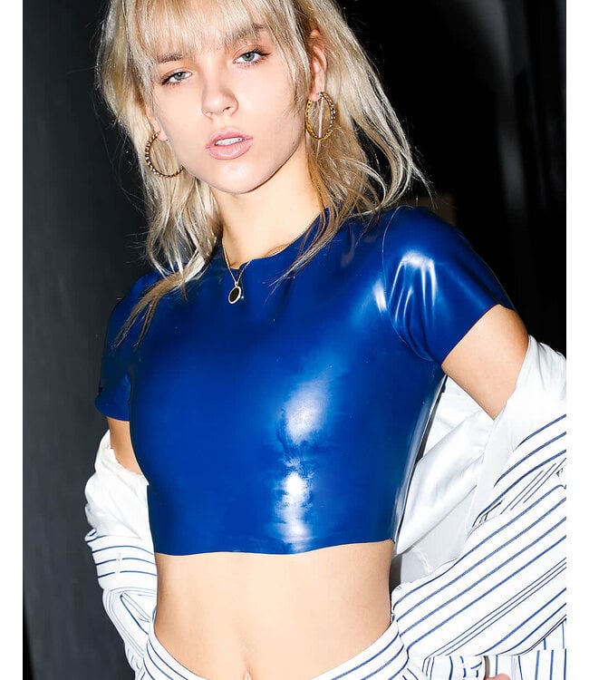 Crop Latex Tee