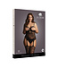 Shots America Shots Le Desir Suspender Rhinestone Bodystocking