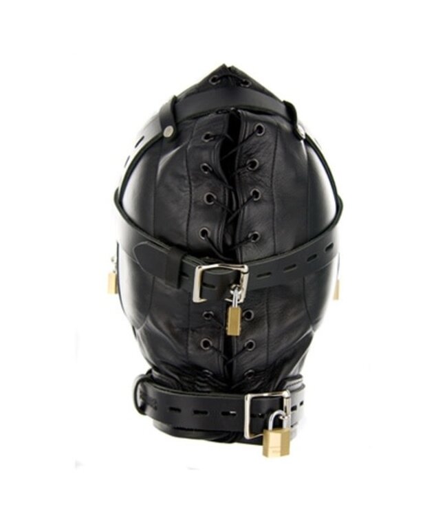 Total Sensory Deprivation Leather Hood