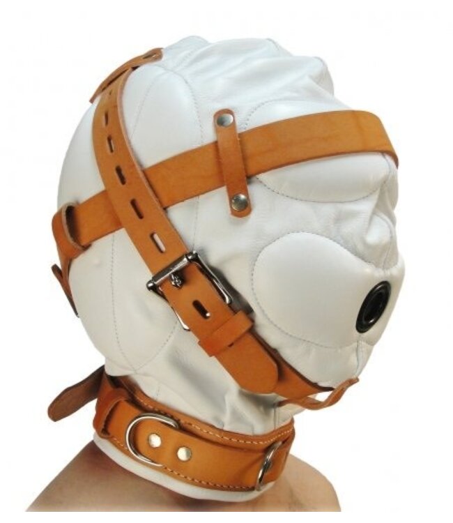 Total Sensory Deprivation Leather Hood