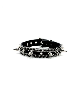 Funk Plus Choker with chains and spikes