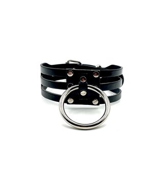 Funk Plus Vinyl choker with O ring