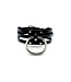 O-ring Choker with Layered Strap