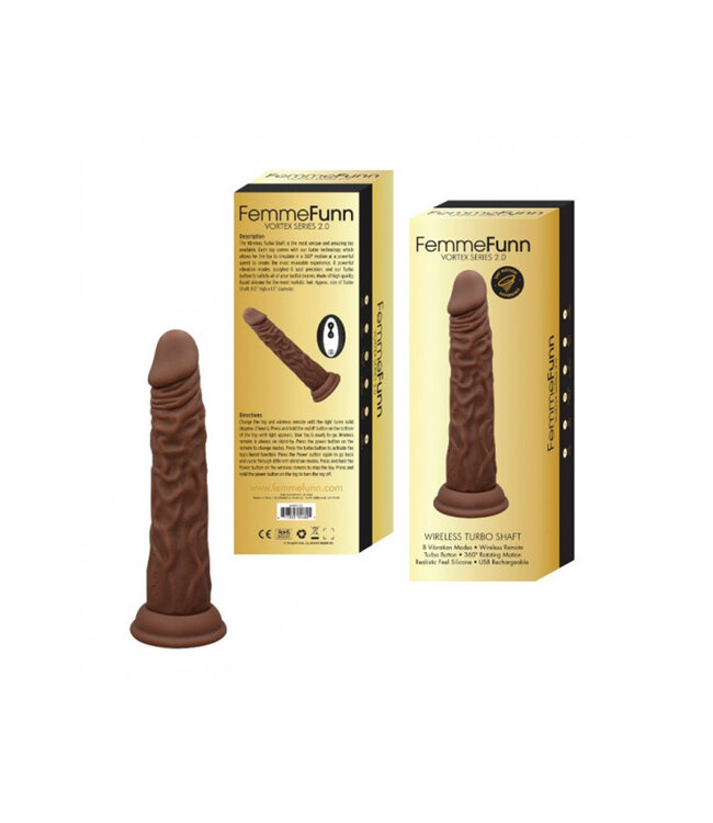 FemmeFunn Turbo Shaft Vibrating & Rotating Dildo