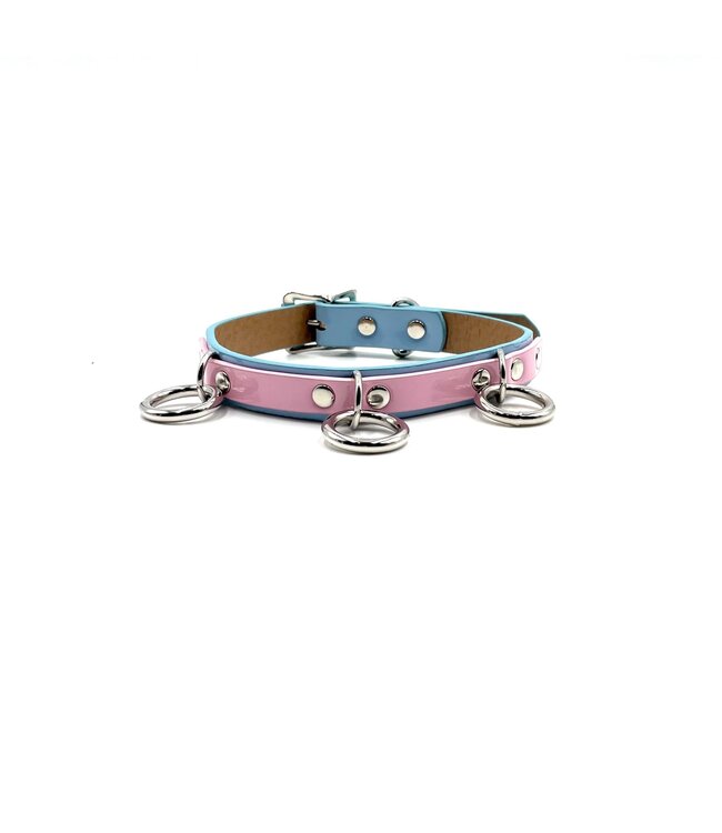 Cute choker with 3 o rings