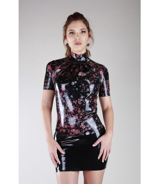 Marble Patterned Latex Shirt