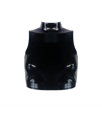 VexClothing Sleeveless Latex Crop Top