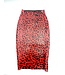 Print Latex Pencil Skirt
