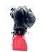 Spanked Enclosed Leather Deprivation Hood