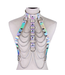 Faux Leather Chain Chest Harness