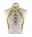 Faux Leather Chain Chest Harness