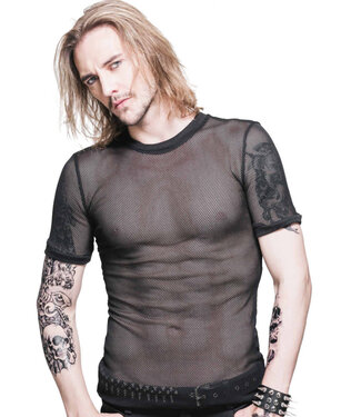Punk Rave Men’s Punk Fishnet T-Shirt