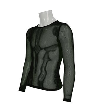 Devil Fashion Fishnet Long-Sleeves Shirt