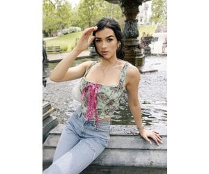 Comfortable Corset Top Arabella Floral Print, Bondesque