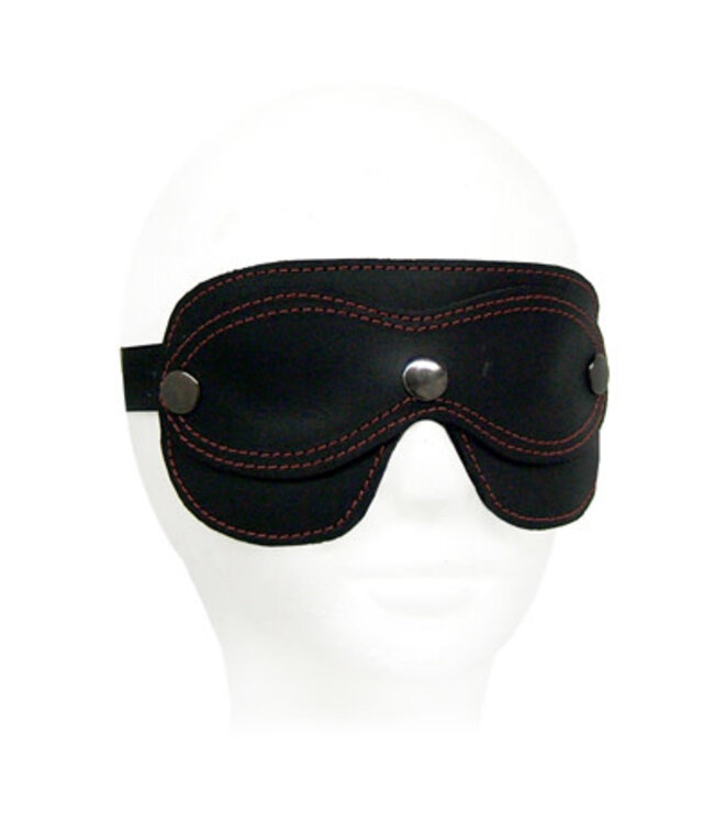 Leather Peek-a-Boo Blindfold